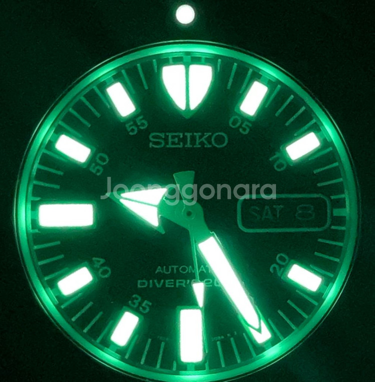 세이코 블랙 몬스터 1세대브레이슬릿 ver (skx77--0
