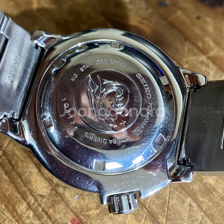 세이코 블랙 몬스터 1세대브레이슬릿 ver (skx77--7