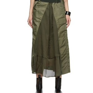 사카이 Sacai 나일론 카고 스커트