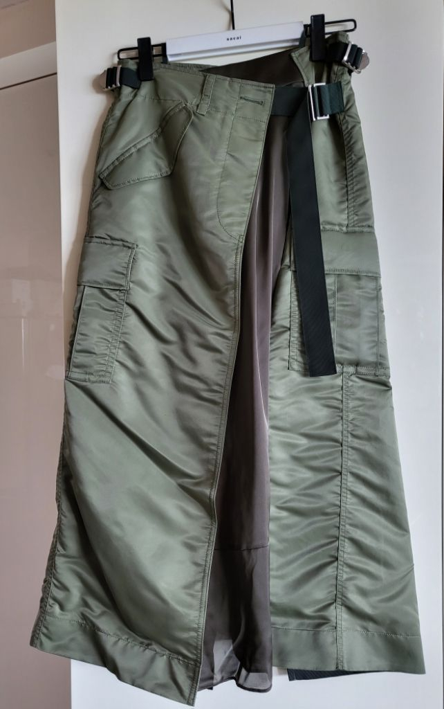 사카이 Sacai 나일론 카고 스커트--3