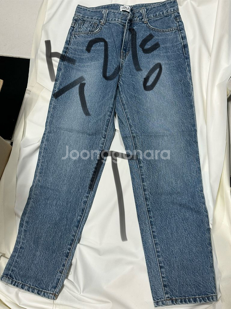 여성 일자청바지 사이즈많음--0