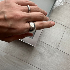 샤넬 빈티지 실버링 6호