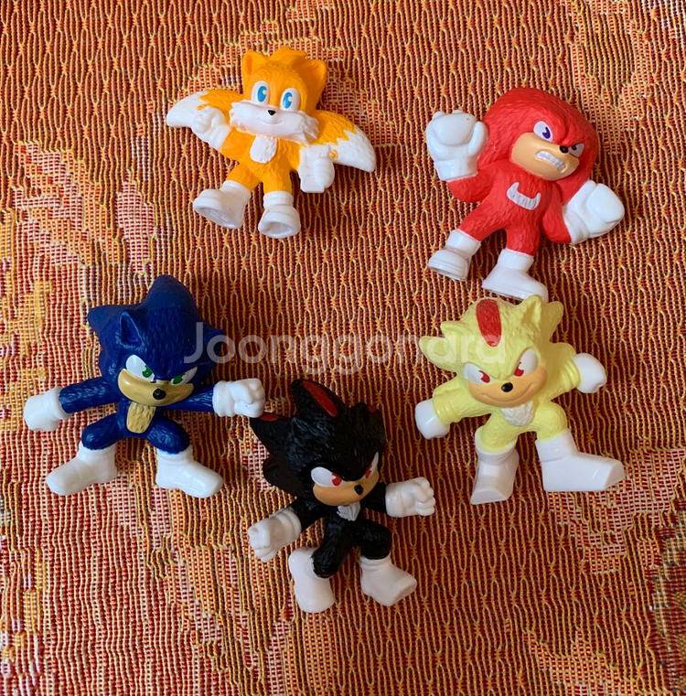 해피밀 소닉 피규어--0