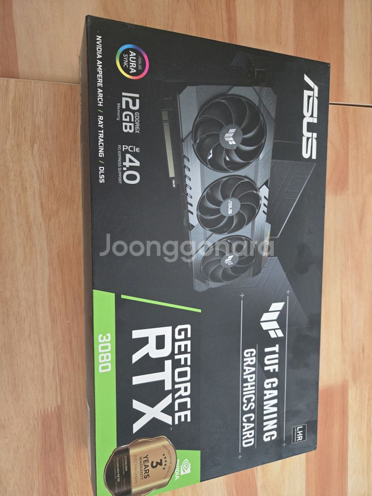 ASUS TUF 지포스 RTX 3080 D6X 12gb--1