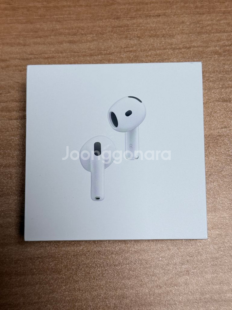 에어팟 4세대 노이즈캔슬링 노캔 미개봉 새상품--0