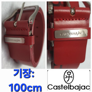 남성 까스텔바작 골프 벨트 밸트 기장: 100cm