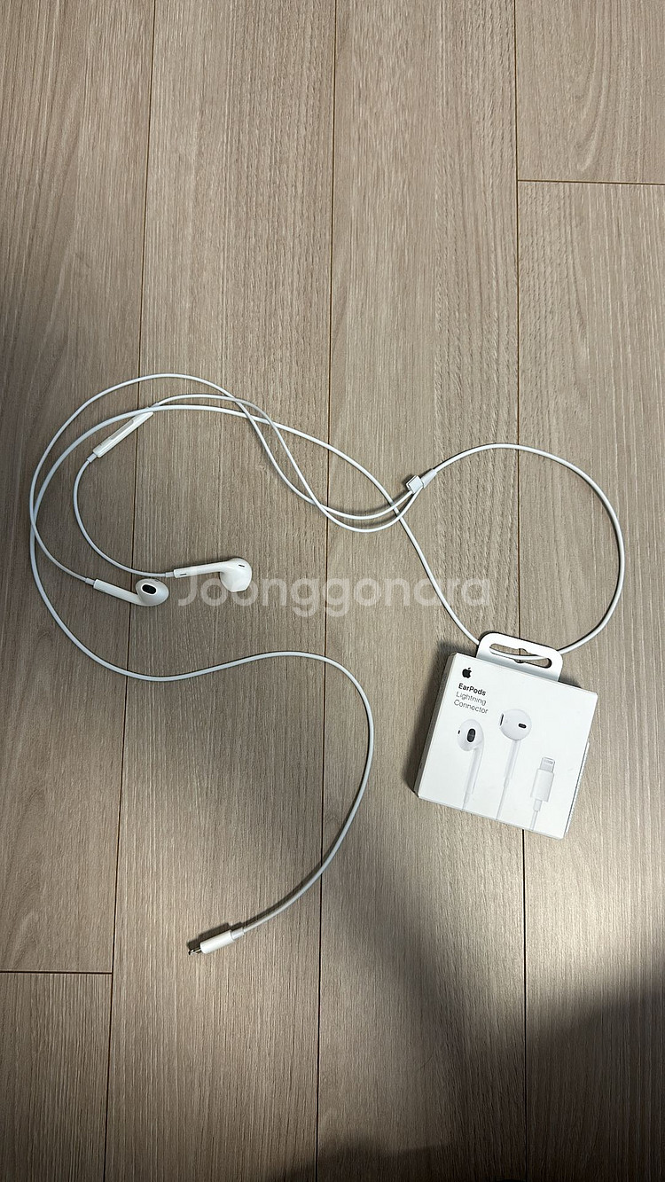애플 정품 라이트닝 이어폰 8핀--1