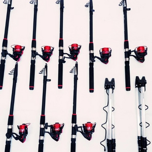 원투낚시대 3.6m 8대+4000번릴 8대+받침대 2개