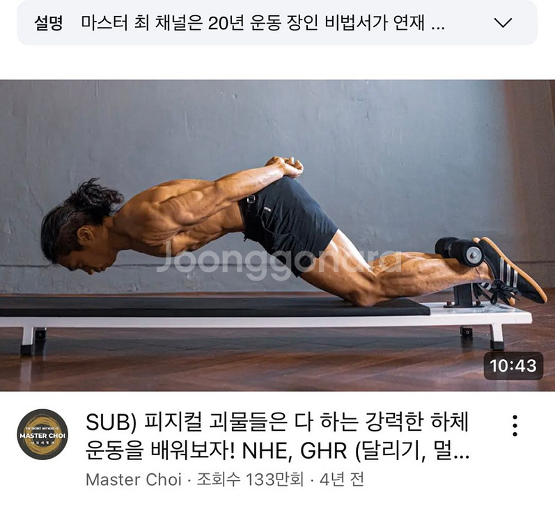 올레인 싯업보드 노르딕햄스트링 마스터최사용--6