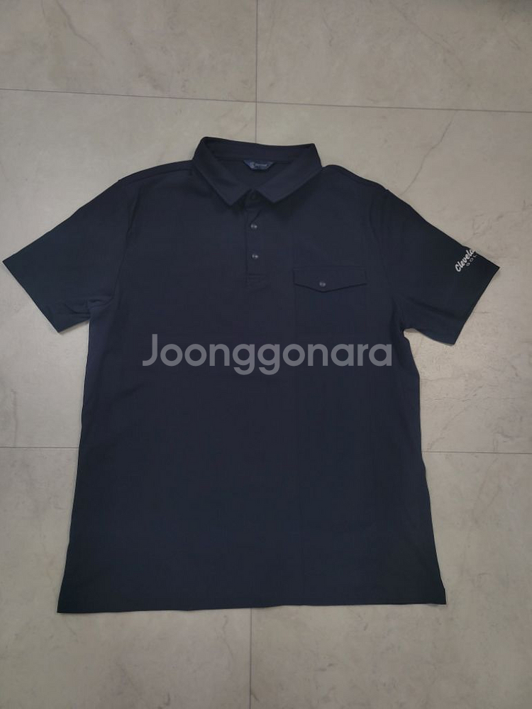 클리브랜드 골프 기능성 반집업 반팔티 남3XL,새상품--4