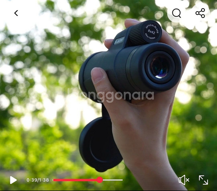 폰거치대가 있는 망원경 (탐조,새,관찰,낚시,캠핑)--4
