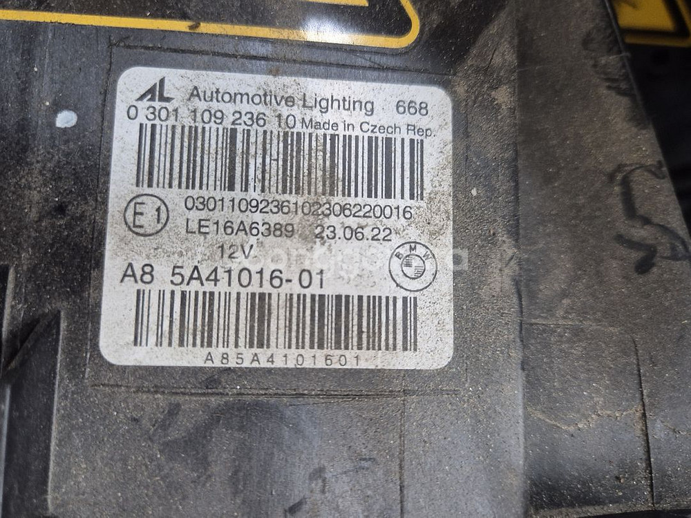 bmw 8시리즈 g15 조수석 헤드라이트 5a41016--1