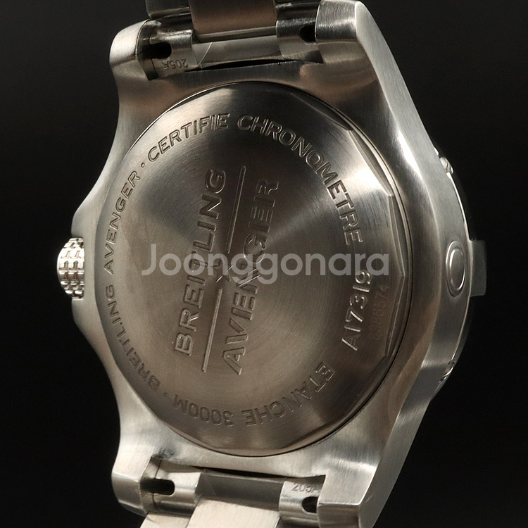 브라이틀링 45MM 스틸 어벤저 오토매틱 남성 시계--4