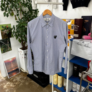 꼼데가르송 스트라이프 셔츠 XL