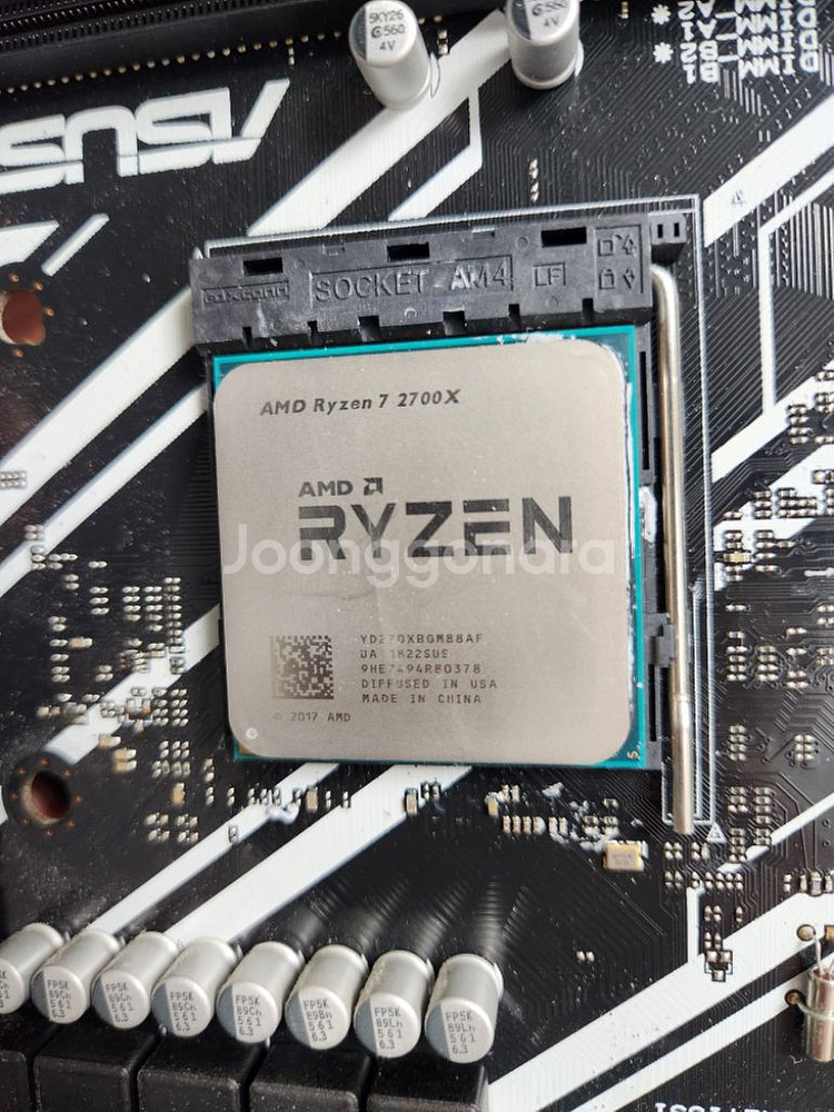 2700X cpu 라이젠 8코어16스레드--2