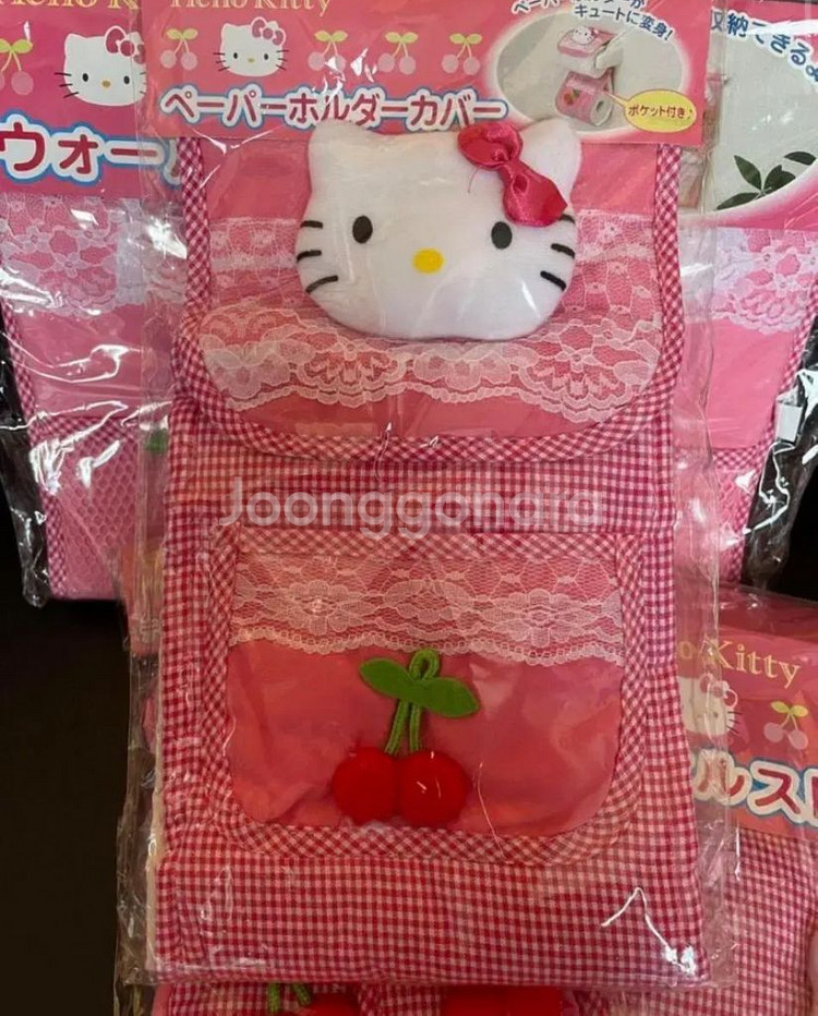 (미개봉) 고전키티 레트로 체리키티 휴지케이스?미개봉--0