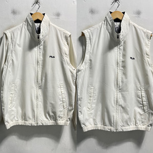 100 FILA 휠라 바람막이 조끼 자켓