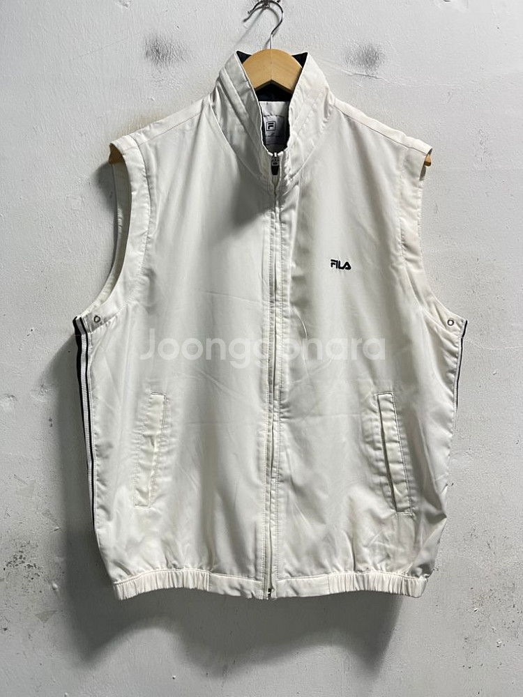 100 FILA 휠라 바람막이 조끼 자켓--4