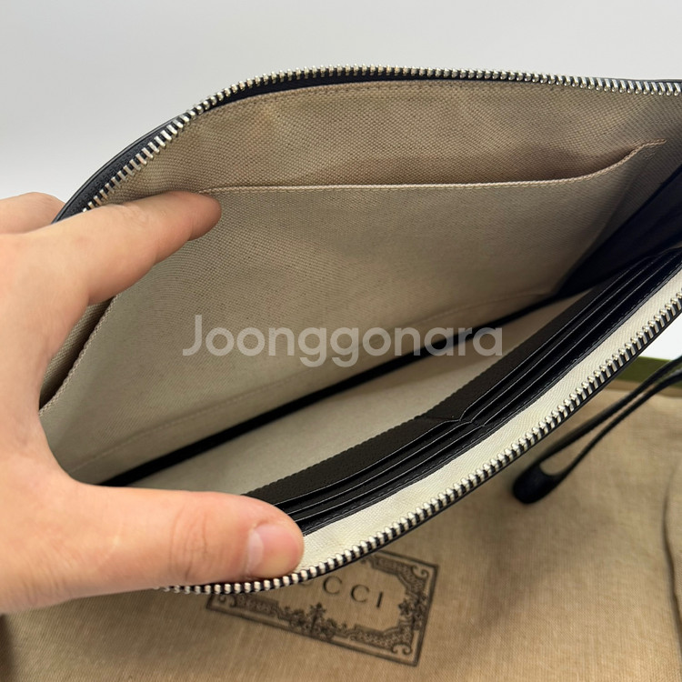 구찌 블랙 마몬트 클러치백 남성--9
