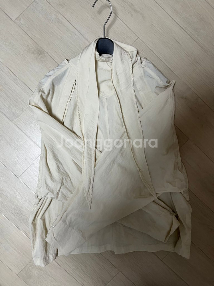 리본빗 블라우스 Raphia Blouse--1