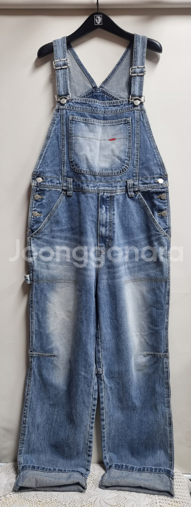 여성 데님 멜빵바지 호칭26--0