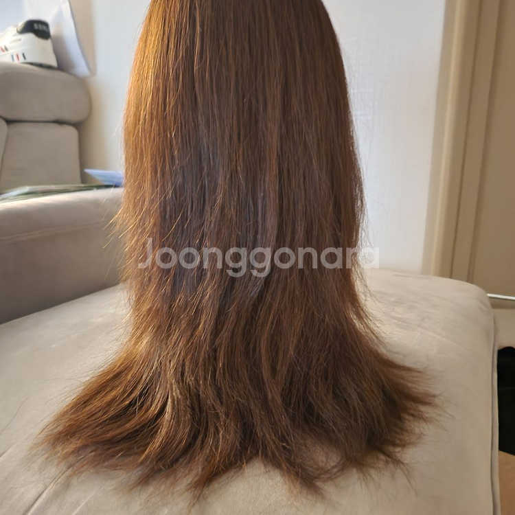 100%인모 박승철위그 통가발 긴기장 (항암가발)--2
