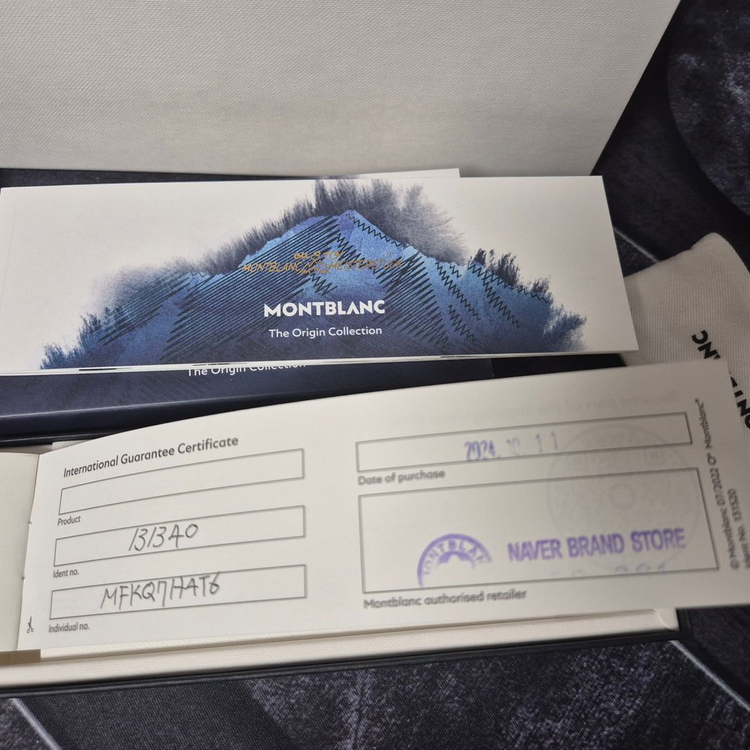 몽블랑 100주년 마이스터스튁 미드사이즈 볼펜--5