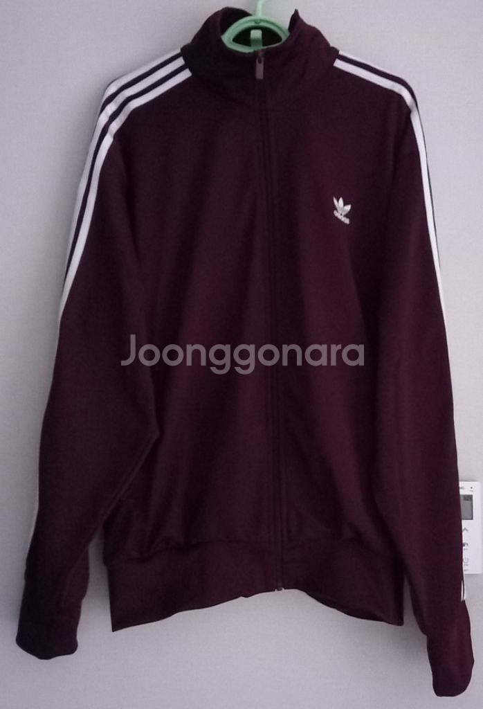 아디다스 파이어버드 버건디 마룬 트랙탑 저지 져지집업--0