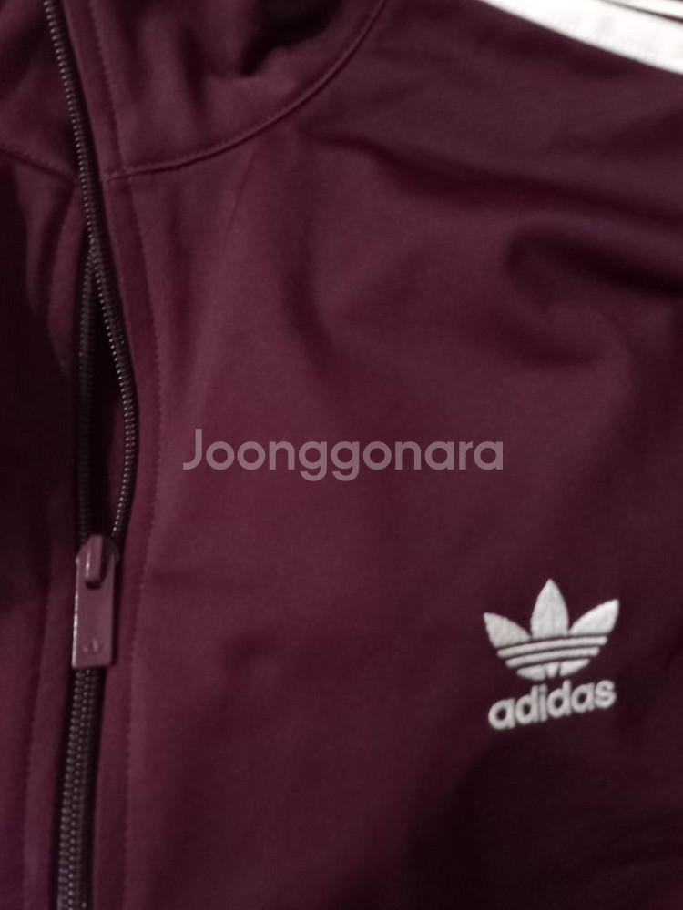 아디다스 파이어버드 버건디 마룬 트랙탑 저지 져지집업--2