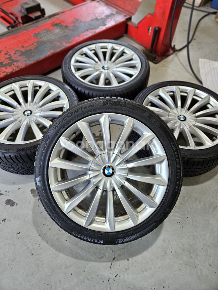 bmw gt 19인치 g바디 순정휠 타이어 세트 판매--0