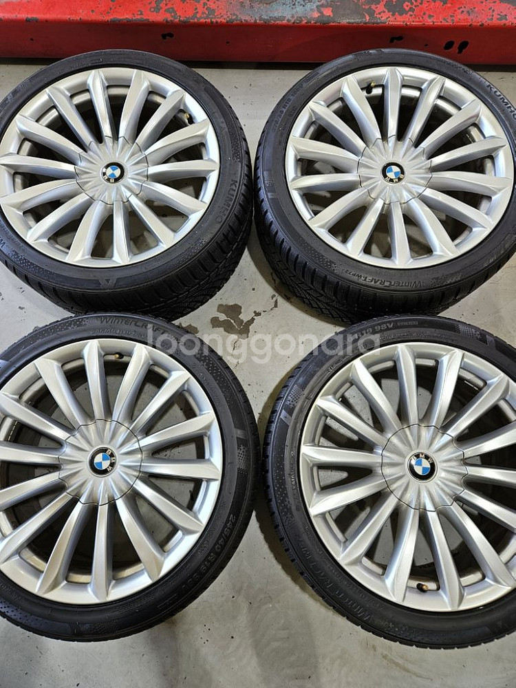 bmw gt 19인치 g바디 순정휠 타이어 세트 판매--4