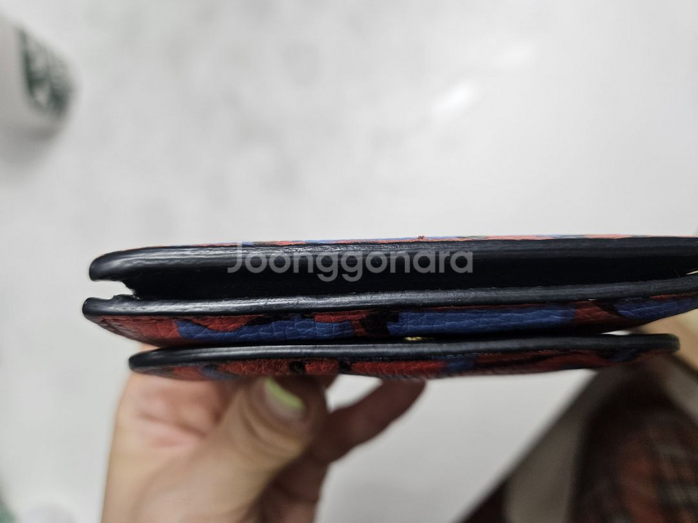 버버리 일러스트 로고 카드지갑--2