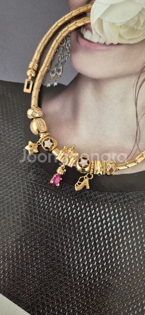 18k 이쁜 참 목걸이--1