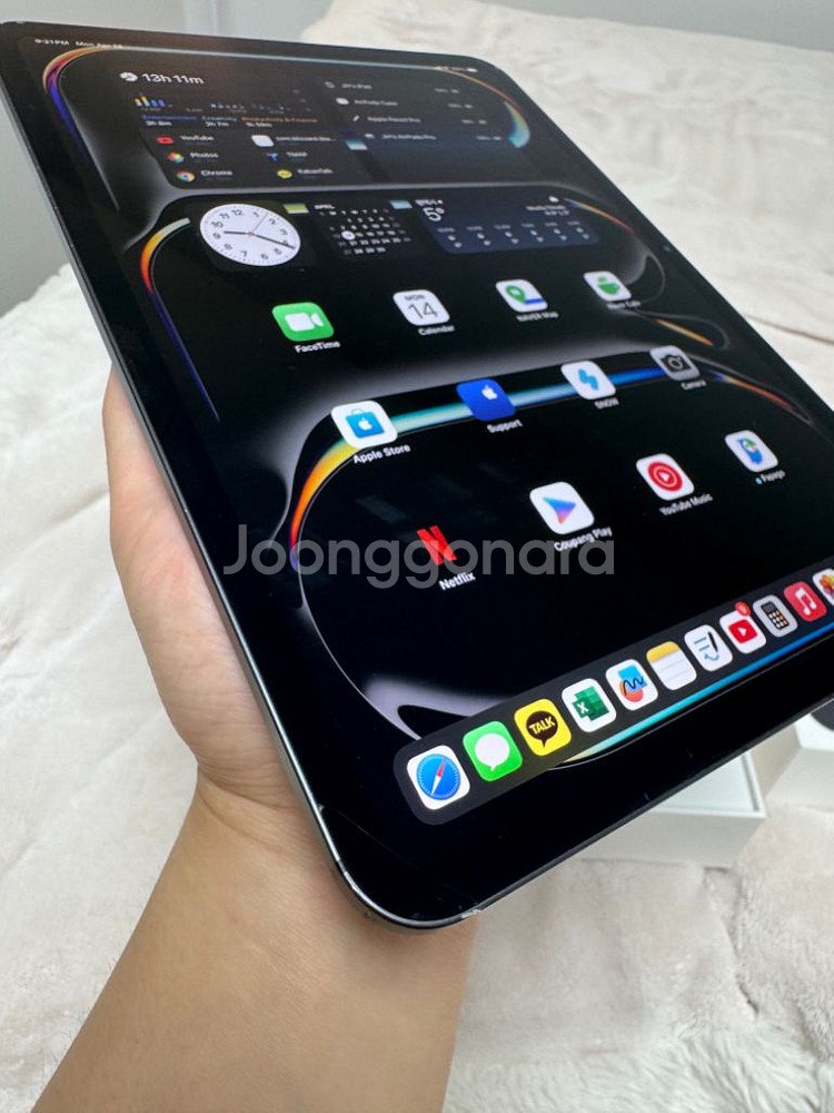 M4 아이패드프로 셀룰러 256G 11인치 블랙 풀박스--4