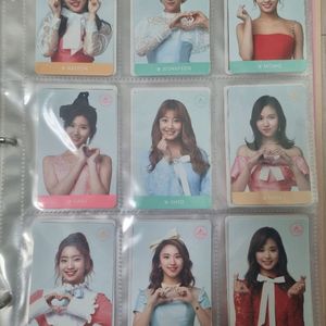 트와이스 첫 콘서트(2017) 공식 굿즈 포카