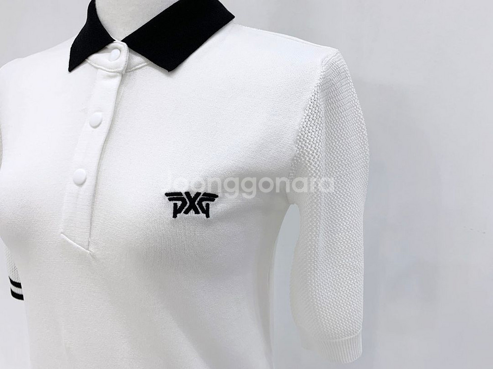 PXG 골프 여성 썸머 미들 슬리브 폴로 스웨터--6