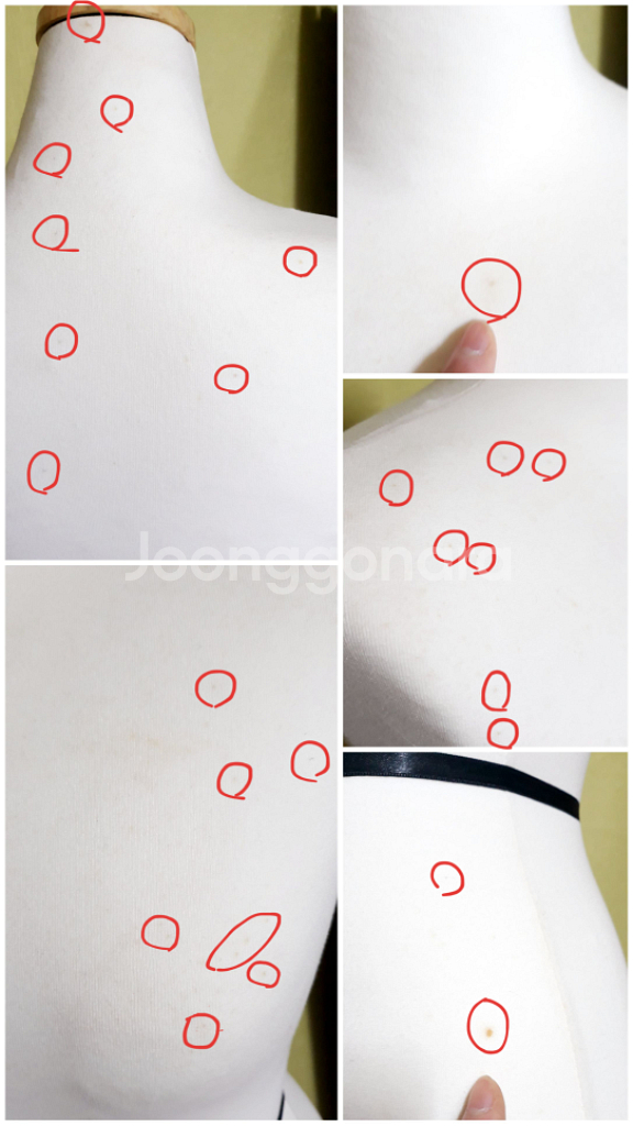 원목 여자 마네킹 상반신 55 코디용 매장용--7