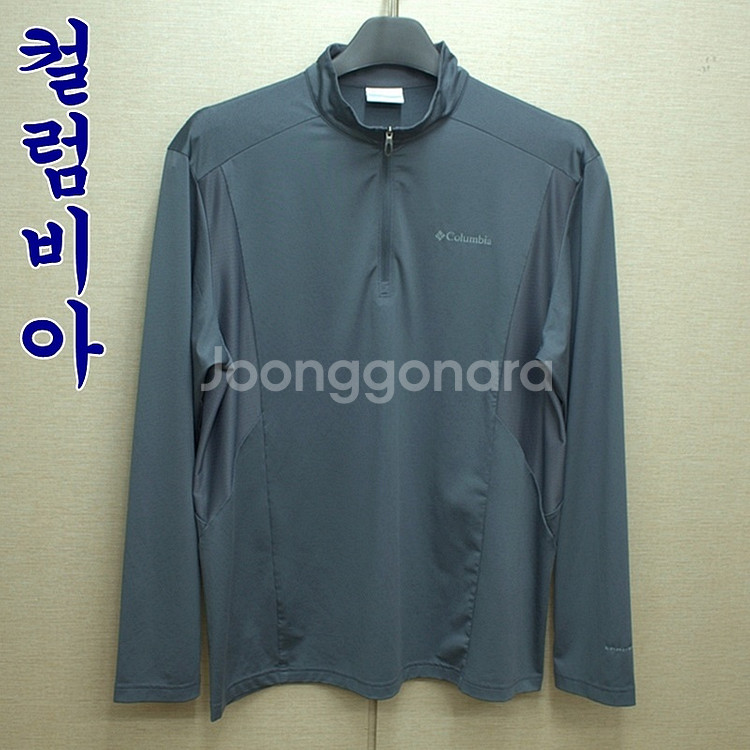 0209-컬럼비아(105)기능성,긴팔반집업티셔츠/구제시--0
