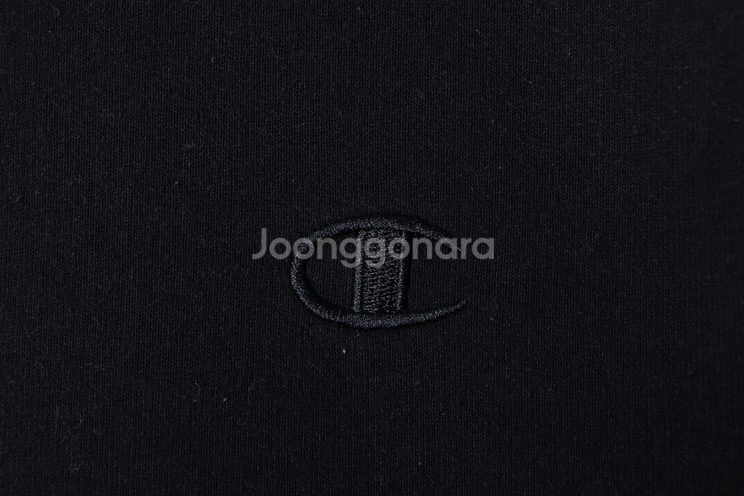 (2XL) 챔피온 맨투맨 티셔츠 빅사이즈 블랙 기모--4