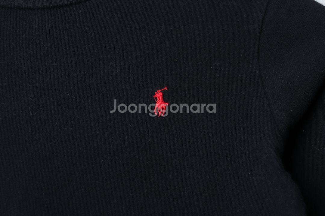 (F) 폴로 랄프로렌 맨투맨 티셔츠 아동 키즈 블랙--4