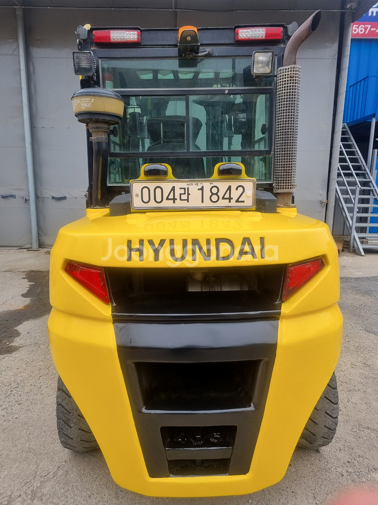 현대 4.5톤 3단 지게차--0