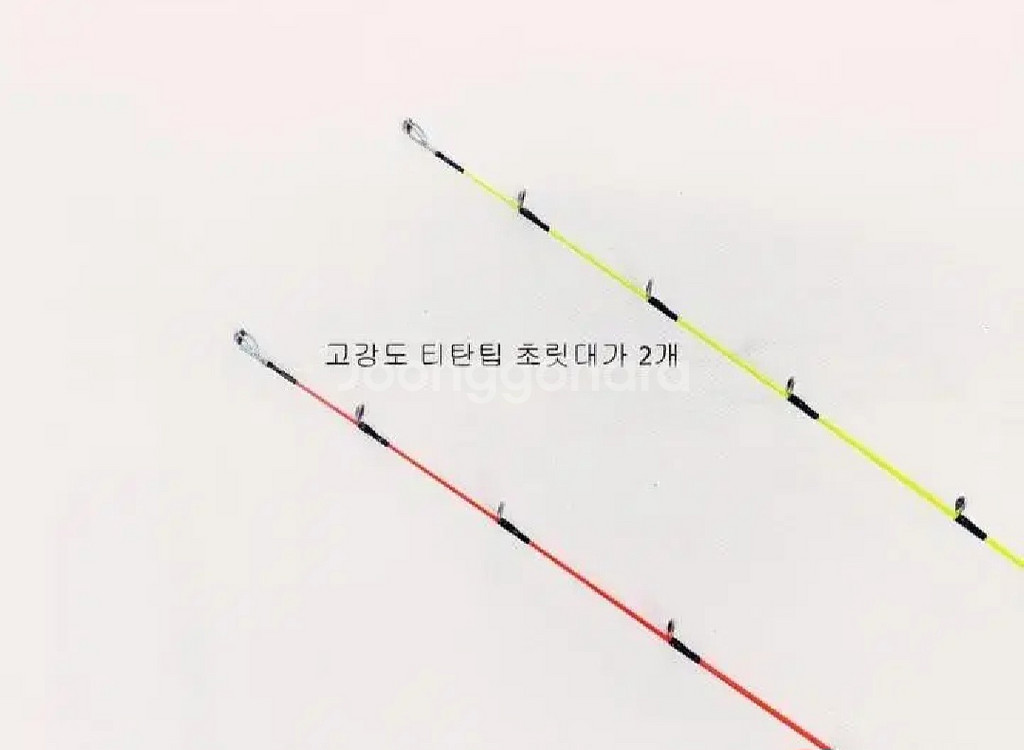 한치,텐야,텐빈준내만갈치낚시대(초릿대2개)+수심체크릴--2