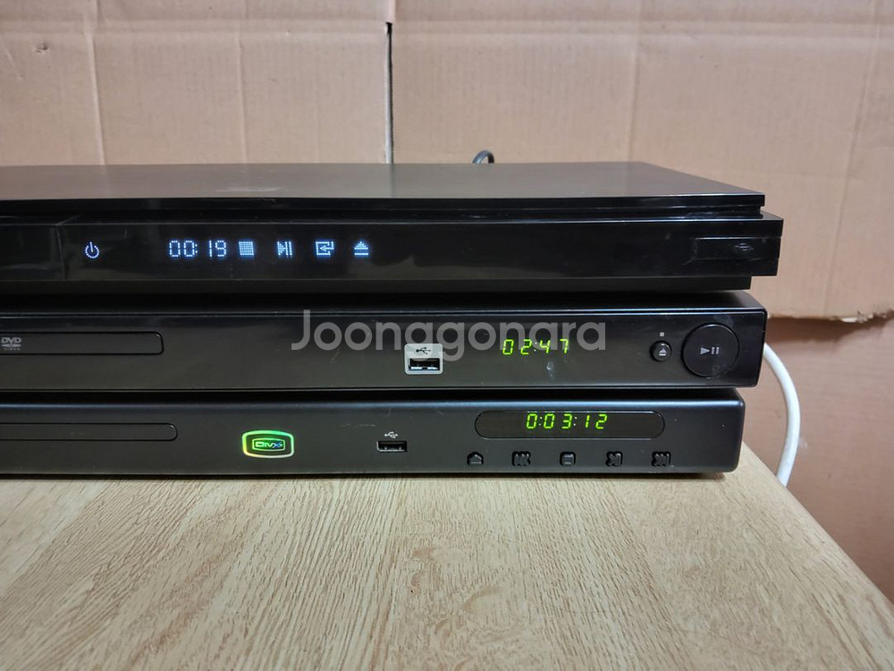 삼성 CD VCD DVD 플레이어 3대 일괄판매 (앰프--3