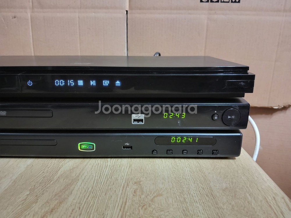 삼성 CD VCD DVD 플레이어 3대 일괄판매 (앰프--2