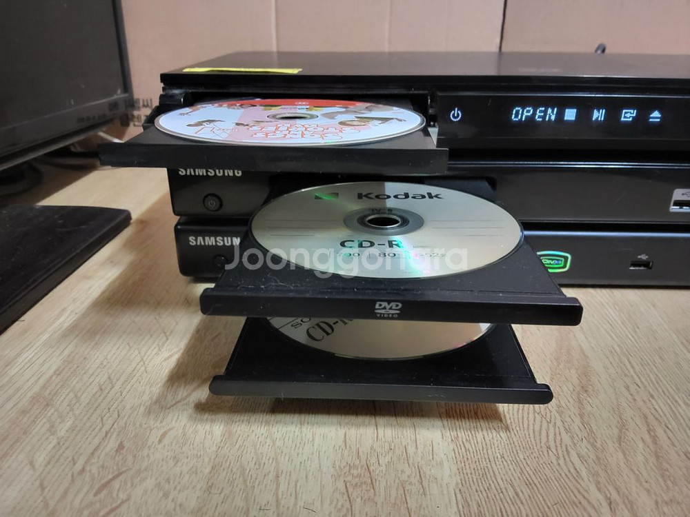 삼성 CD VCD DVD 플레이어 3대 일괄판매 (앰프--1