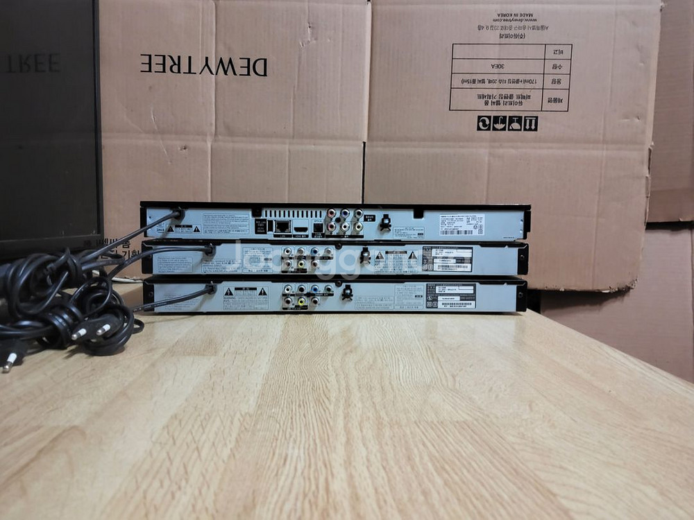 삼성 CD VCD DVD 플레이어 3대 일괄판매 (앰프--4