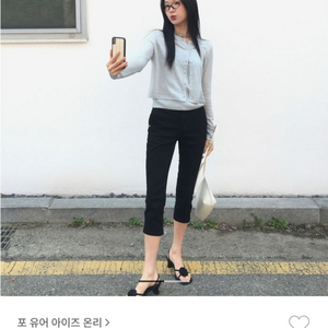 포유온 카프리 팬츠 xs