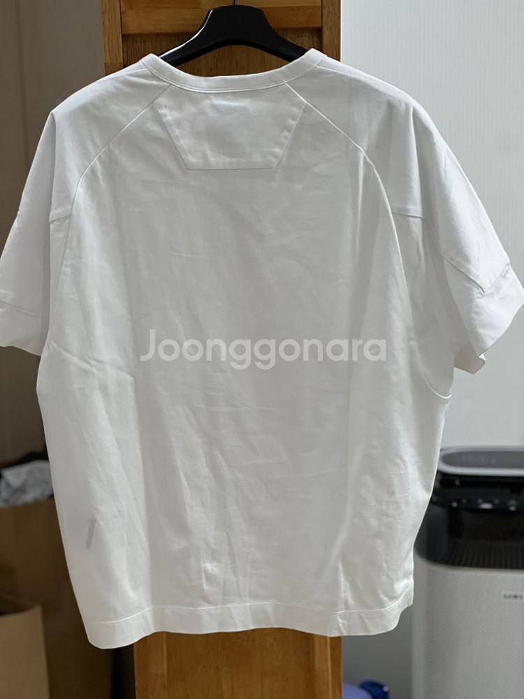 준지남성 코튼레이서숏스리브 화이트 사이즈S--1