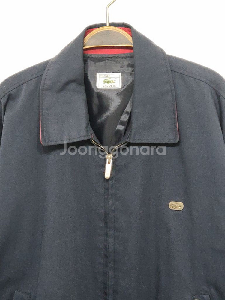 (XL) 라코스테 블루종 점퍼 네이비 로고 자켓 캐주얼--1