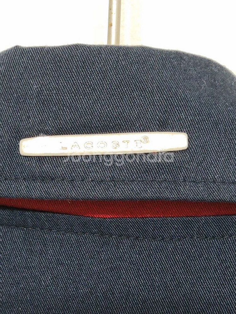 (XL) 라코스테 블루종 점퍼 네이비 로고 자켓 캐주얼--4